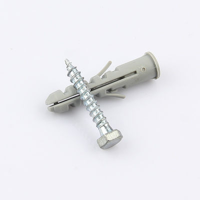 40mm X 8mm Wall Plugs And Screws Plastic Nylon Plugs For Concrete