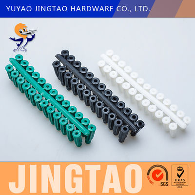 OEM Green Plastic Wall Plugs 8MM X 30MM Lightweight ISO9001