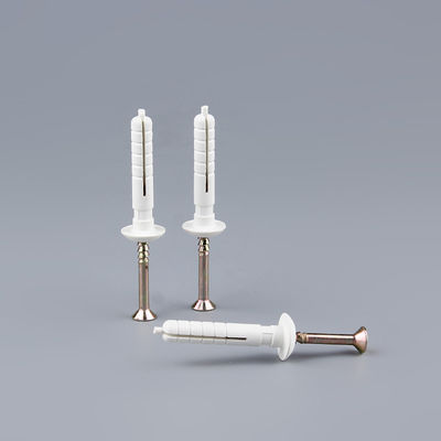 PA Nylon Hammer Drive Pin Anchor Mushroom Head With Coloured Screw Nail