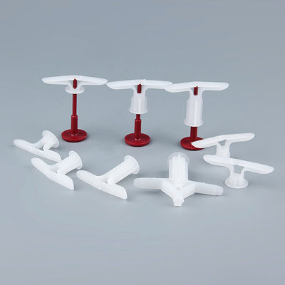 White Plastic Screw Plugs Anchor 4mm Wall Plugs For Gypsum Board