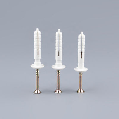 PA Nylon Hammer Drive Pin Anchor Mushroom Head With Coloured Screw Nail