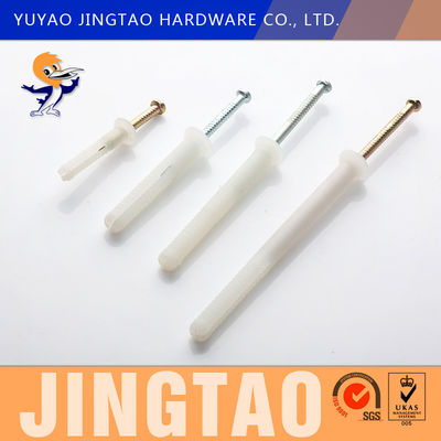 PA Nylon Nail In Anchors Flat Head High Capacity 6.5mm  X 25mm